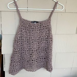 Crochet tank top
